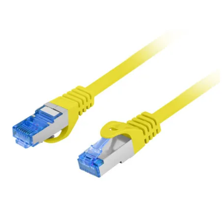 CABLE RED LANBERG CAT-6A S-FTP LSZH CCA 0-25M AMARILLO FLUKE PASSED