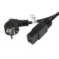 CABLE LANBERG ALIMENTACION CEE 7-7 A IEC 320 C19 1-8M 16A VDE NEGRO