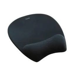 ALFOMBRILLA RATON TOOQ ERGONOMICA MEMORY FOAM NEGRO