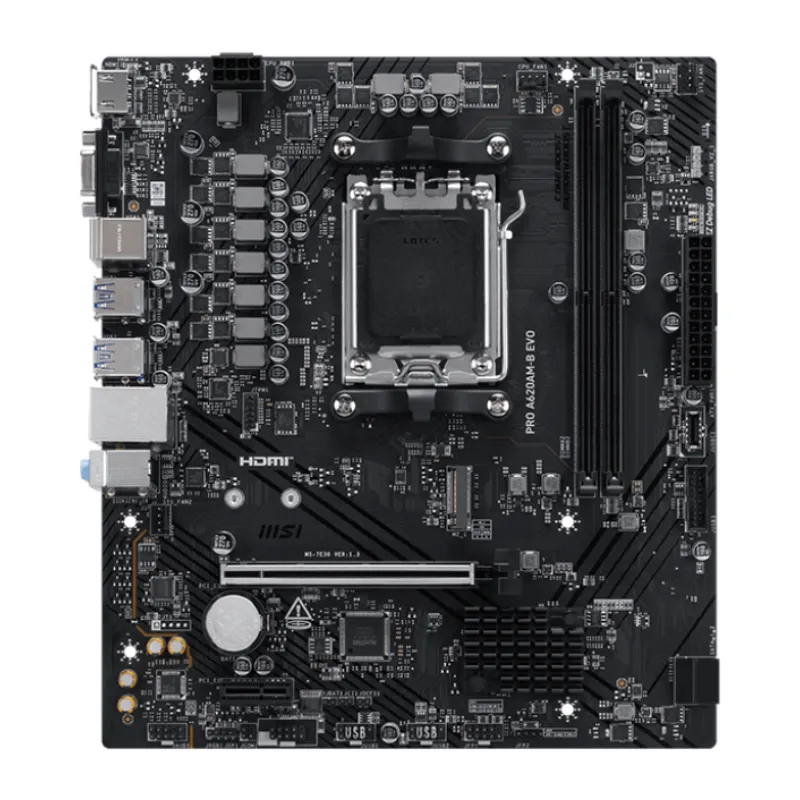 PLACA BASE MSI PRO A620M-B EVO AM5 MATX 2XDDR5