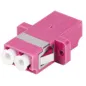 ADAPTADOR FIBRA OPTICA LANBERG MULTI LC-UPC DUPLEX OM4