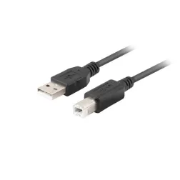 CABLE LANBERG IMPRESORA USB-A MACHO-USB-B MACHO 2-0 1M CON FERRITA CAJA RETAIL