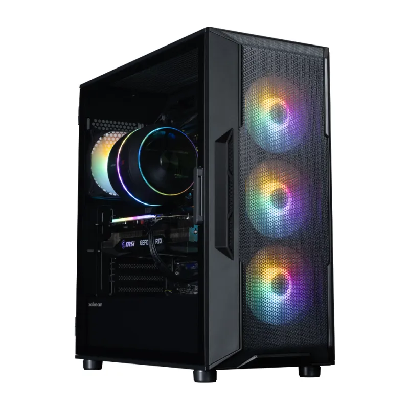 CAJA ZALMAN I3 NEO V2 ATX 4XVENT 120MM 2XUSB 3-0 NEGRO S-N FUENTE