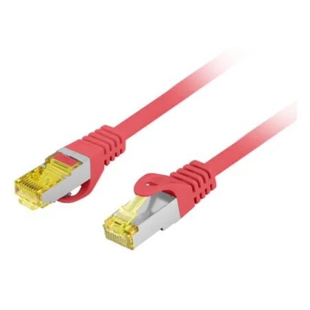 CABLE RED LANBERG LATIGUILLO CAT-6A S-FTP LSZH CU 0-25M ROJO FLUKE PASSED