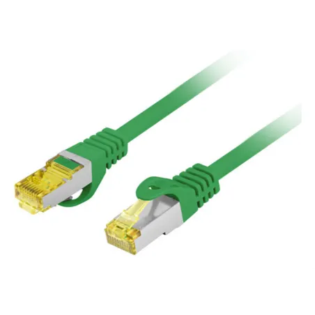 CABLE RED LANBERG LATIGUILLO CAT-6A S-FTP LSZH CU 0-5M VERDE FLUKE PASSED