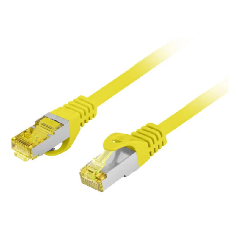 CABLE RED LANBERG LATIGUILLO CAT-6A S-FTP LSZH CU 0-5M AMARILLO FLUKE PASSED CABLE RED LANBERG LATIGUILLO CAT-6A S-FTP LSZH CU 0-5M AMARILLO FLUKE PASSED