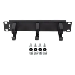 ORGANIZADOR DE CABLES LANBERG 3 ANILLAS 10" 1U TIPO B NEGRO