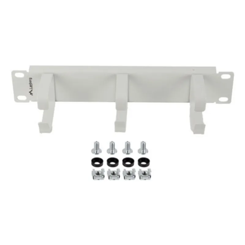 ORGANIZADOR DE CABLES LANBERG 3 ANILLAS 10" 1U TIPO B GRIS
