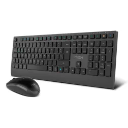 COMBO TECLADO-RATON NOX LITE DUO INALAMBRICO ES NEGRO