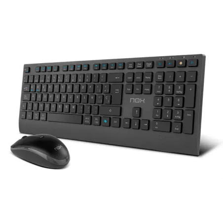 COMBO TECLADO-RATON NOX LITE DUO INALAMBRICO ES NEGRO
