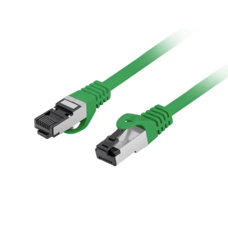 CABLE RED LANBERG LATIGUILLO CAT-8-1 S-FTP LSZH CU 0-5M VERDE FLUKE PASSED