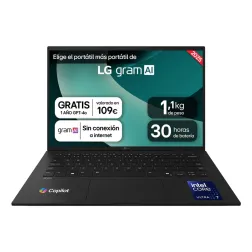 PORTATIL LG GRAM U7-255H 32GB 1TB 14"WUXGA FreeDOS