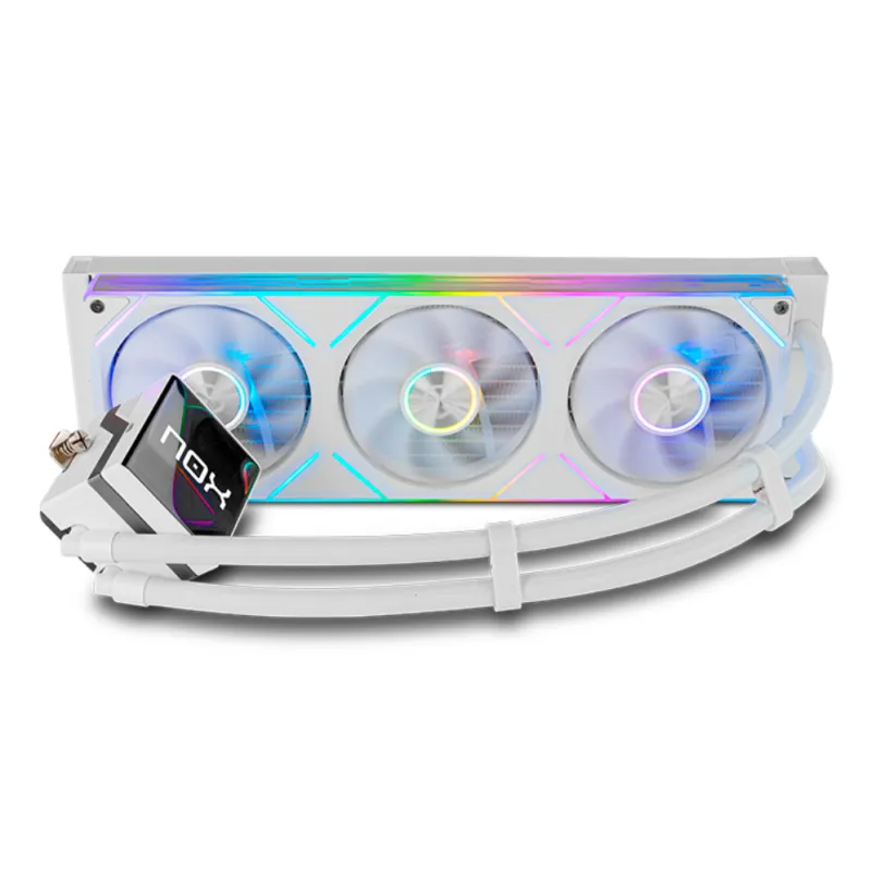 REFRIGERACION LIQUIDA NOX M-360 LCD 3XVENT 120MM PWM ARGB BLANCO