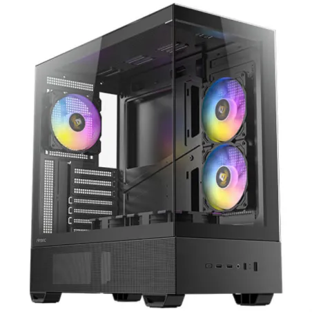 CAJA ANTEC CX705 ARGB MID-TOWER ATX PANORAMICA 270º 5XVENT 120MM PWM