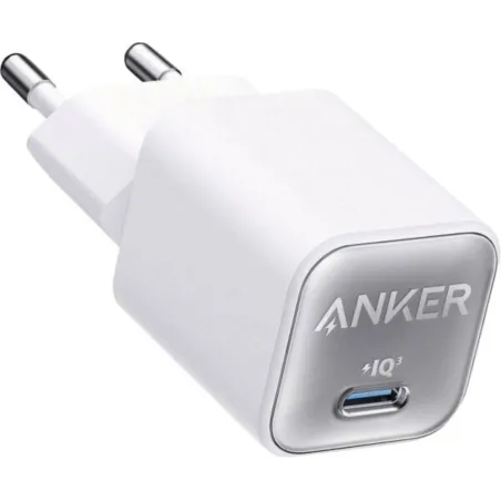CARGADOR DE PARED ANKER NANO USB-C DE PARED 30W BLANCO