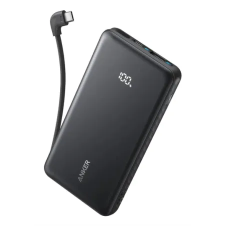 POWERBANK ANKER 10000 MAH 30W CON CON CABLE USB-C INTEGRADO