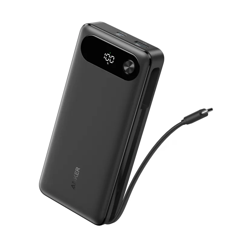 POWERBANK ANKER 20000 MAH 87W CON CABLE USB-C INTEGRADO
