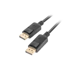 CABLE LANBERG DISPLAYPORT 4K V1-2 MACHO-MACHO 0-5M NEGRO