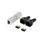 CONECTOR LANBERG ADAPTADOR 2X RJ45 CAT6 FTP PLUG 8P8C TOOL-LESS