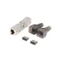 CONECTOR LANBERG ADAPTADOR 2X RJ45 CAT6A FTP PLUG 8P8C TOOL-LESS