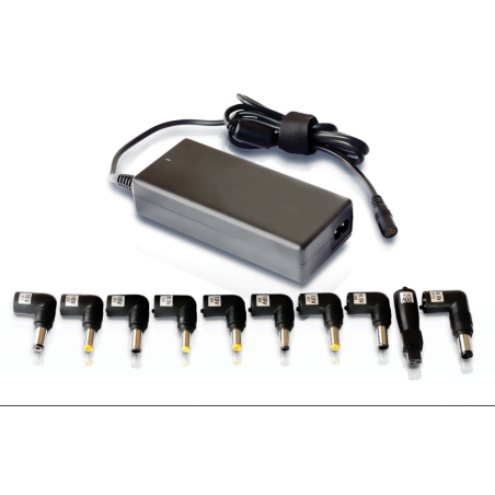 Cargador de Portátil Leotec Home- 90W- Automático- 12 Conectores- Voltaje 15-20V