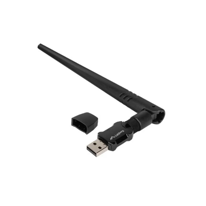 ADAPTADOR RED LANBERG USB 2-0 WIFI6 DUAL BAND AX900 2-4-5GHZ 600MB-S ANTENA EXT