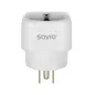 ADAPTADOR ENCHUFE VIAJE ESPAÑA A USA SAVIO AP-03