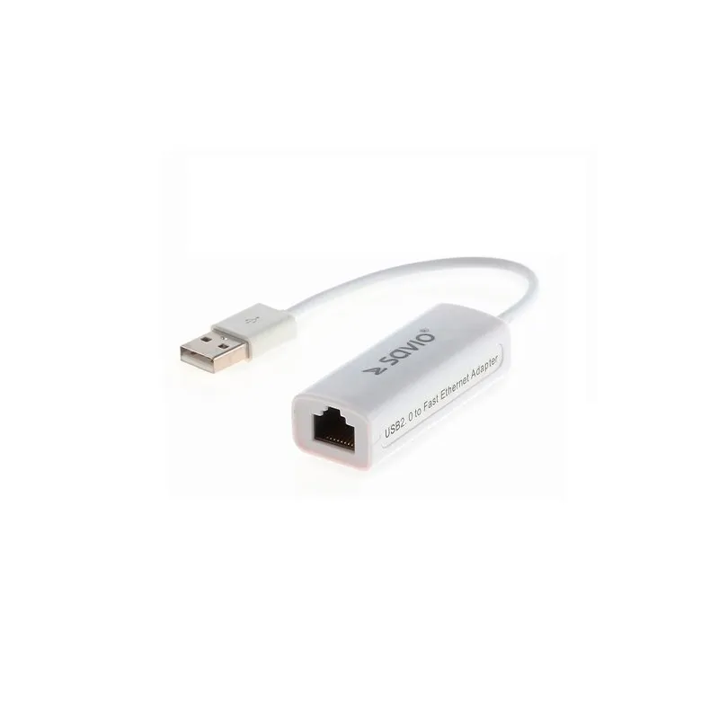 ADAPTADOR USB 2-0 A ETHERNET RJ45 SAVIO CL-24