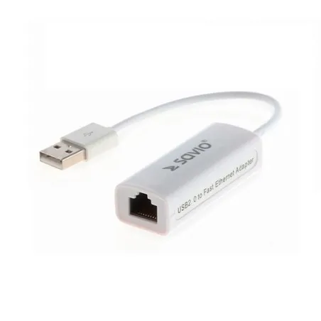 ADAPTADOR USB 2-0 A ETHERNET RJ45 SAVIO CL-24