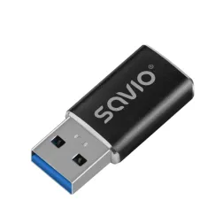 ADAPTADOR SAVIO AK-81 USB-C 3-1 USB-A 3-1 BLACK
