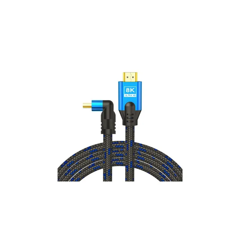 CABLE HDMI 2-1 (M) ANGULAR 8K SAVIO CL-148 3M