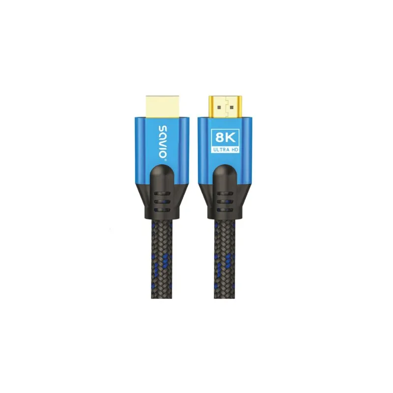 CABLE HDMI 2-1 (M) TRENZADO 8K SAVIO CL-169 5M
