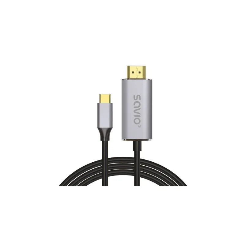 CABLE USB-C A HDMI 2-0 4K 2M SAVIO CL-171