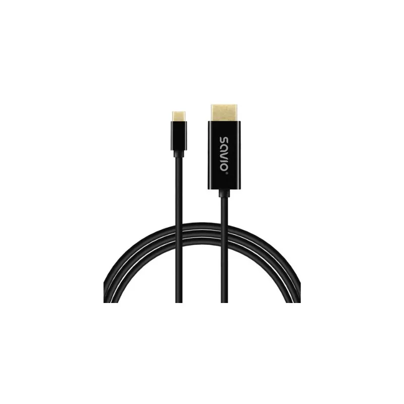 CABLE USB-C a HDMI SAVIO CL-190 1M