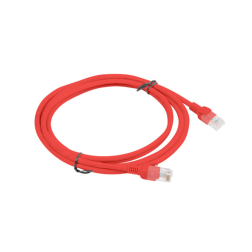 CABLE RED LANBERG LATIGUILLO CAT-6 UTP 2M ROJO FLUKE PASSED