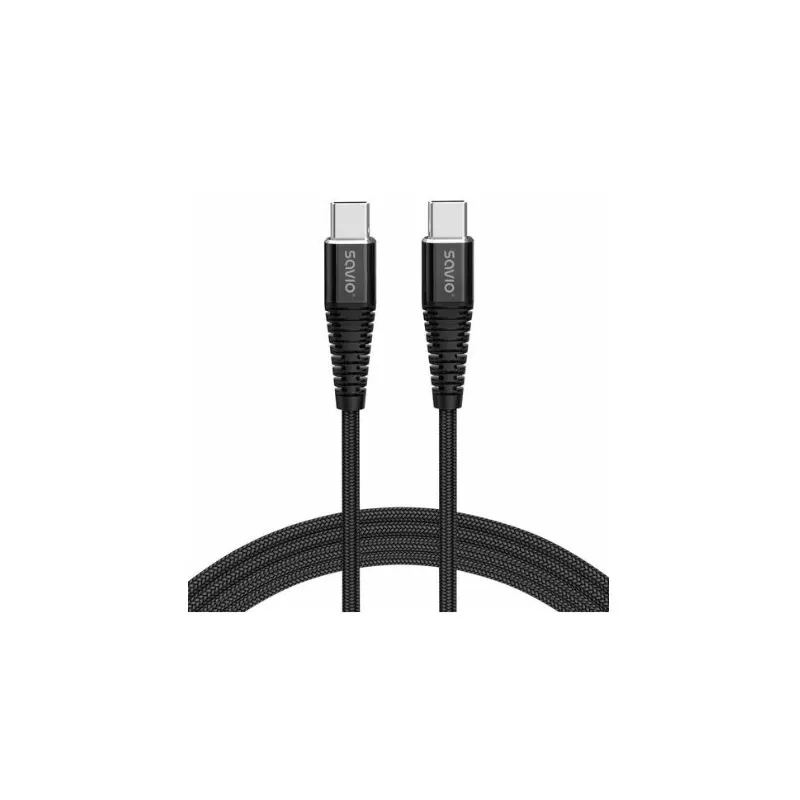CABLE USB-C A USB-C SAVIO 5A 2M CL-160