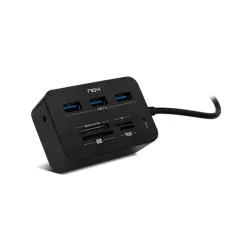 LECTOR DE TARJETAS + HUB USB 3-0 NOX READER ONE