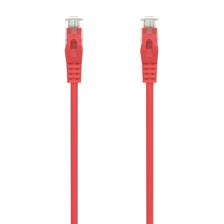 Cable de Red RJ45 AWG24 UTP Aisens A145-0560 Cat-6A- LSZH- 1-5m- Rojo