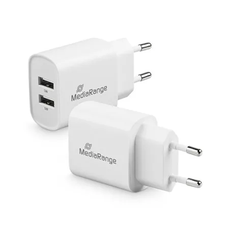 CARGADOR MEDIARANGE DUAL USB-A 12W