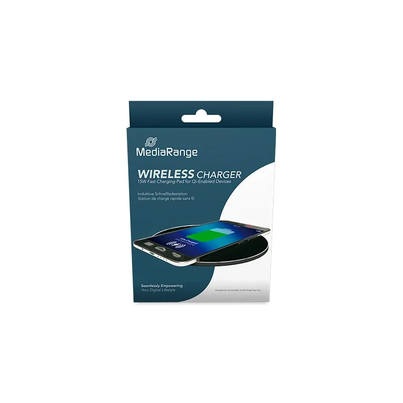 CARGADOR INALAMBRICO MEDIARANGE 15W