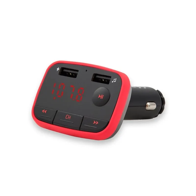 TRANSMISOR FM COCHE CON CARGADOR 2-4A SAVIO TR-10