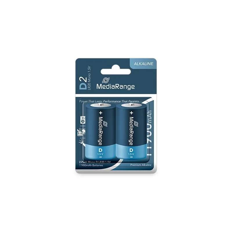 PILAS ALCALINAS MEDIARANGE MONO-D