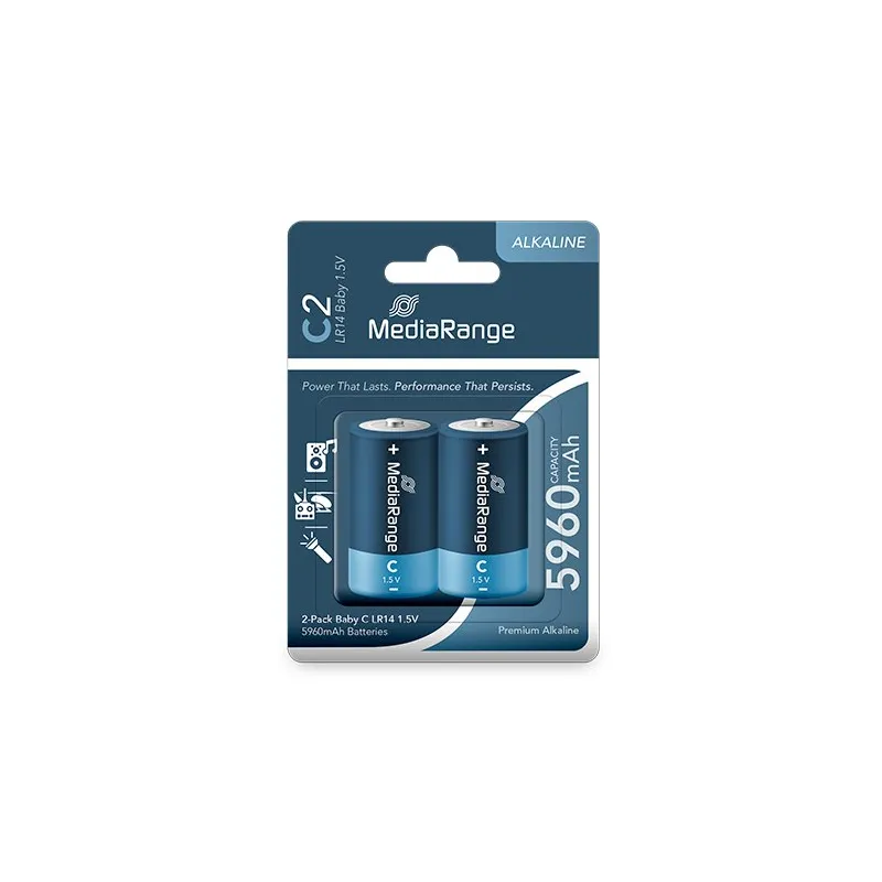PILAS ALCALINAS MEDIARANGE BABY-C