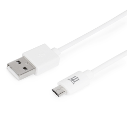 CABLE MAILLON BASIC MICRO USB 2-4 BLANCO 1M