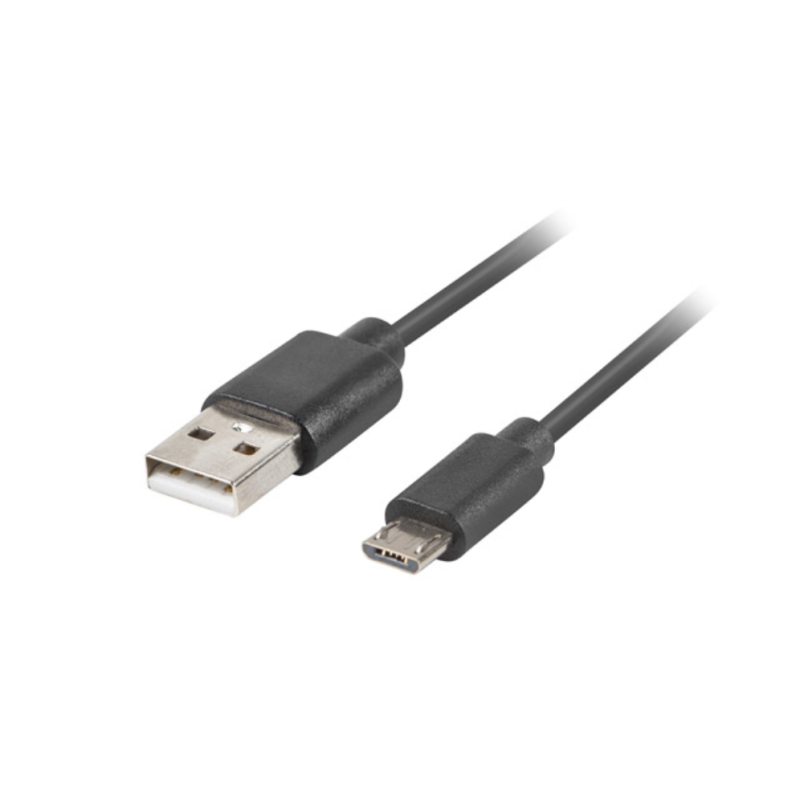 CABLE USB LANBERG 2-0 MACHO-MICRO USB MACHO QUICK CHARGE 3-0 1-8M NEGRO
