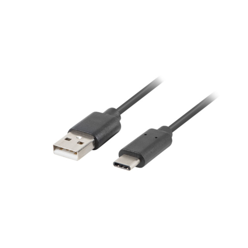 CABLE USB LANBERG 2-0 MACHO-USB C MACHO 0-5M NEGRO