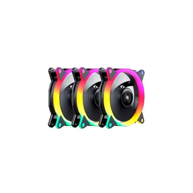 Kit ventiladores cpu gaming unykach ring