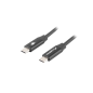 Cable usb tipo c lanberg 0-5m