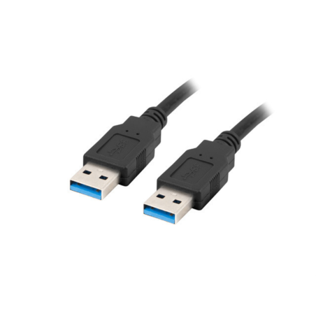 CABLE USB 3-0 LANBERG MACHO-MACHO 0-5M NEGRO