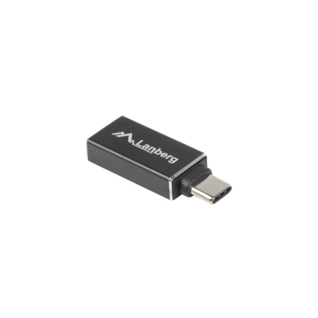ADAPTADOR USB LANBERG USB-C M 3-1 A USB-A H OTG NEGRO